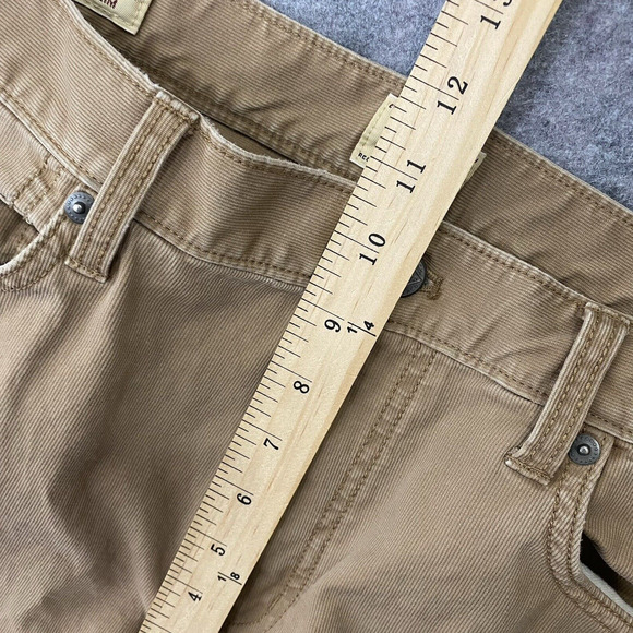 J Crew 484 Slim Corduroy Pants Mens‎ 36x31.25 Brown Retro Comfort -SIZE NOTE - Picture 10 of 11